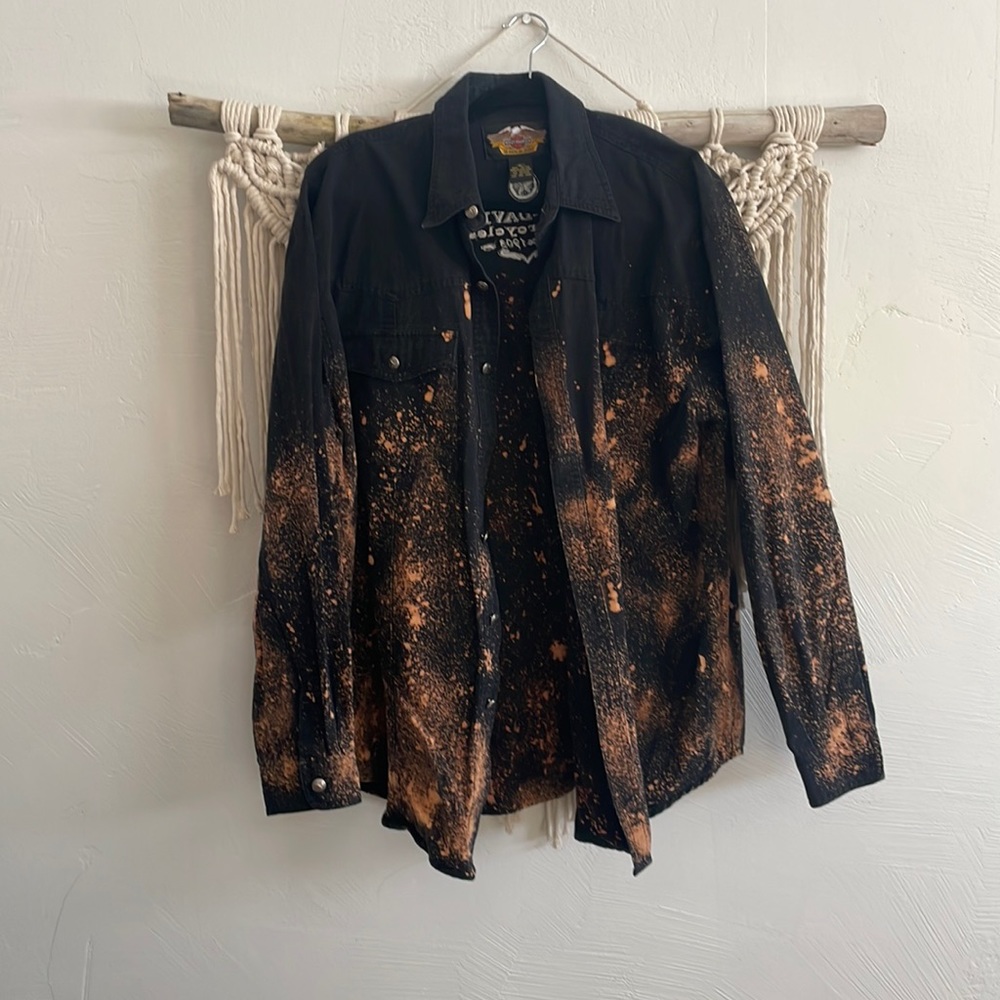 HARLEY DAVIDSON button up, size XL
